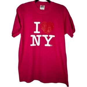Rafia Tees USA I Love NY Graphic T Shirt Women Size S NWOT